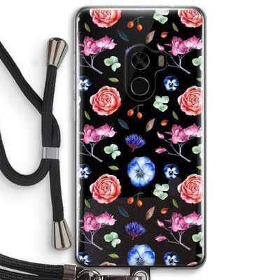 Bloemetjes: Xiaomi Mi Mix 2 Transparant Hoesje met koord