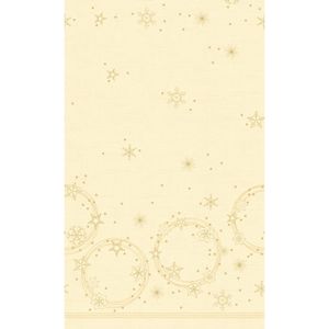 Duni Tafellaken Star Shine Cream 138x220cm