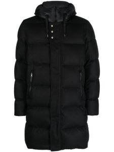 Herno hooded padded mid-length coat - Noir