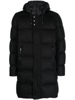 Herno hooded padded mid-length coat - Noir - thumbnail