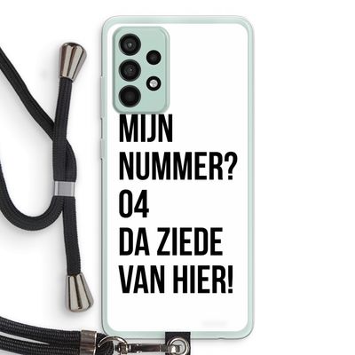 Da ziede van hier: Samsung Galaxy A52s 5G Transparant Hoesje met koord