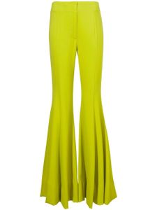 Proenza Schouler pantalon de tailleur à coupe évasée - Vert