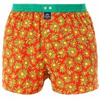 Mc Alson boxer oranje met madeliefjes print