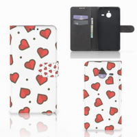Microsoft Lumia 640 XL Telefoon Hoesje Hearts - thumbnail