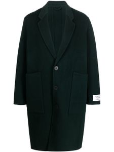 Etudes manteau en laine à simple boutonnage - Vert