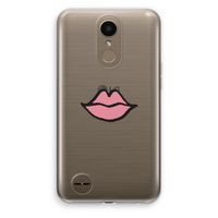 Kusje: LG K10 (2017) Transparant Hoesje