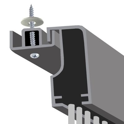 W-profiel Sun-arts - in de dag montage vliegengordijn