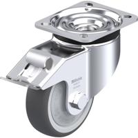 Blickle LK-PATH 100KF-1-FI Zwenkwiel met rem Wieldiameter: 100 mm Draagvermogen (max.): 200 kg 1 stuk(s)