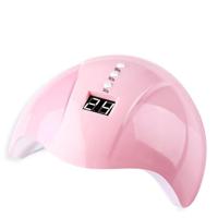 36W UV LED lamp nagel droger 12 LEDs voor nagel machine genezen 30s/60s/99s timer USB-connector (roze)