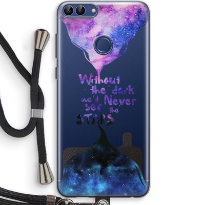 Stars quote: Huawei P Smart (2018) Transparant Hoesje met koord