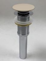 Clickwaste Ideavit Afvoerplug Aansluiting 5/4 Vlak Solid Surface Mat Crème