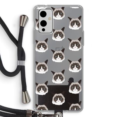 It's a Purrr Case: OnePlus 9 Transparant Hoesje met koord