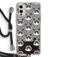 It's a Purrr Case: OnePlus 9 Transparant Hoesje met koord