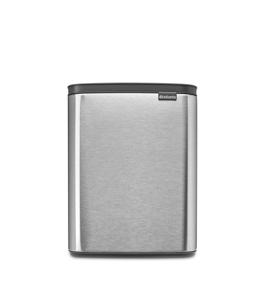 Brabantia Bo afvalemmer 12 liter Matt Steel Fingerprint Proof