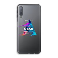 Abstract Spectrum: Samsung Galaxy A7 (2018) Transparant Hoesje Abstract Spectrum: Samsung Galaxy A7 (2018) Transparant Hoesje