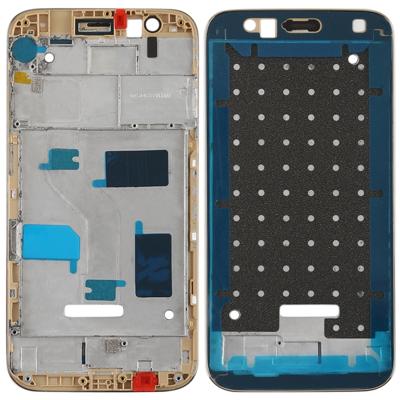 Front behuizing LCD-frame bezel plaat voor Huawei G7 plus (goud)