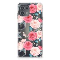 Motorola Edge 20 Lite | TPU Case | Butterfly Roses