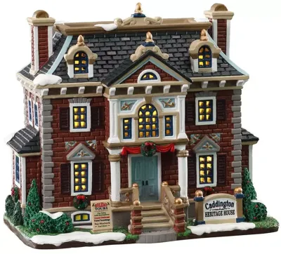Lemax heritage house verlicht kersthuisje Caddington Village 2021