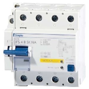DFS040-4/0,03-B SKNA  - Residual current breaker with auxiliary DFS040-4/0,03-B SKNA