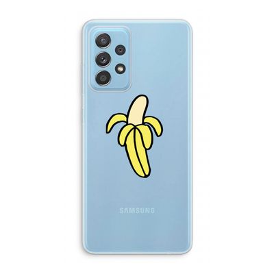 Banana: Samsung Galaxy A73 Transparant Hoesje