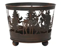 Vuurkorf Kerstbos Donkerbruin 32cm
