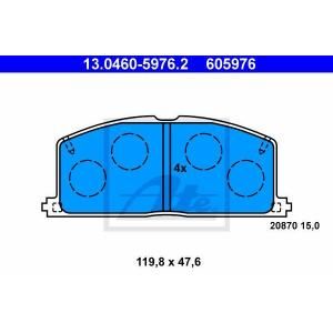 Ate Remblokset 13.0460-5976.2