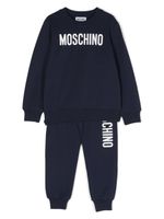 Moschino Kids survêtement à logo imprimé - Bleu - thumbnail