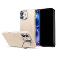 iPhone 16 Plus Cloud Soft Case with Stash Stand Privacy Protection Bundle - Light Tan