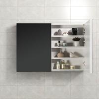 Spiegelkast Tieme in hoogglans wit 100x70x16cm