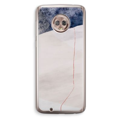 Stone White: Motorola Moto G6 Transparant Hoesje