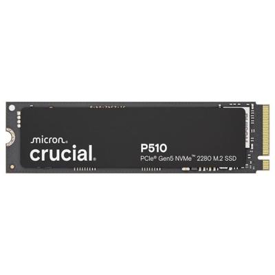 CRUCIAAL - P510 - Interne SSD - 1 TB - PCIe Gen4 NVMe M.2 - Leessnelheid tot 11000 MB/s - CT1000P510SSD8