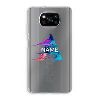 Abstract Spectrum: Xiaomi Poco X3 NFC Transparant Hoesje