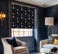 Art-decostijl elegant raambekleding