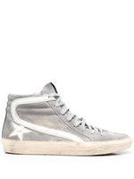 Golden Goose baskets montantes Slide - Gris - thumbnail