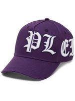 Philipp Plein casquette en coton à logo brodé - Violet - thumbnail