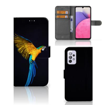 Samsung Galaxy A33 5G | Telefoonhoesje | Met pasjeshouder | Papegaai