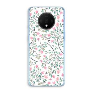 Sierlijke bloemen: OnePlus 7T Transparant Hoesje