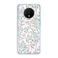 Sierlijke bloemen: OnePlus 7T Transparant Hoesje