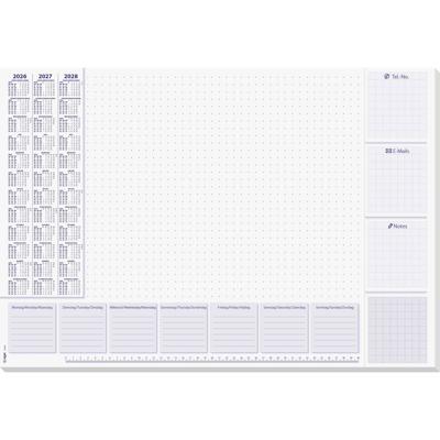 Sigel H6355 Bureau onderlegger Wit (b x h) 59.50 cm x 41 cm Sigel H6355 Bureau onderlegger Wit (b x h) 59.50 cm x 41 cm