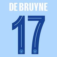 De Bruyne 17 (Officiële Manchester City Cup Bedrukking 2023-2024)