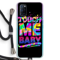 Touch Me: Oppo A92 Transparant Hoesje met koord