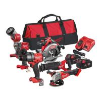 Milwaukee M18 FUEL™ FPP6F3-502B Powerpack 6-delig 18V 5.0Ah in Transporttas - 4933480875