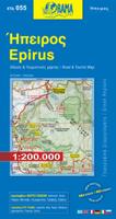 Wegenkaart - landkaart 55 Epirus | Orama