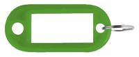 Sleutellabel Pavo kunststof groen 100 stuks