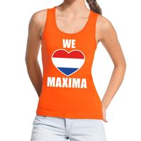 We love Maxima topje/shirt oranje dames XL  -