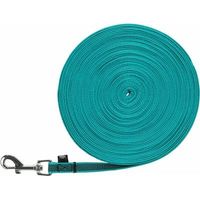Trixie Hondenriem sleeplijn met rubber turquoise - thumbnail