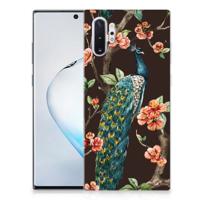 Samsung Galaxy Note 10 Plus | TPU Hoesje | Pauw met Bloemen