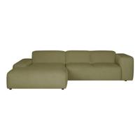 by fonQ Wonder 4-zitshoekbank met Chaise Longue Links - Rib