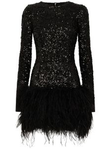 Dolce & Gabbana robe courte brodée de sequins - Noir