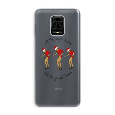 Jingle Ladies: Xiaomi Redmi Note 9 Pro Transparant Hoesje